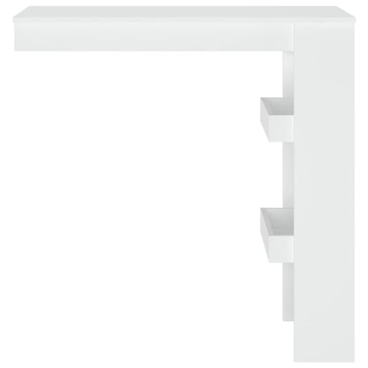 Bancone da Muro Bianco 102x45x103,5 cm in Legno Compensato - homemem39