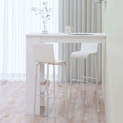 Bancone da Muro Bianco 102x45x103,5 cm in Legno Compensato