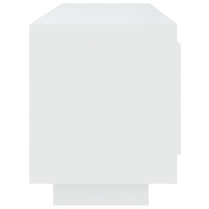 Mobile Porta TV Bianco 102x35x45 cm in Legno Multistrato