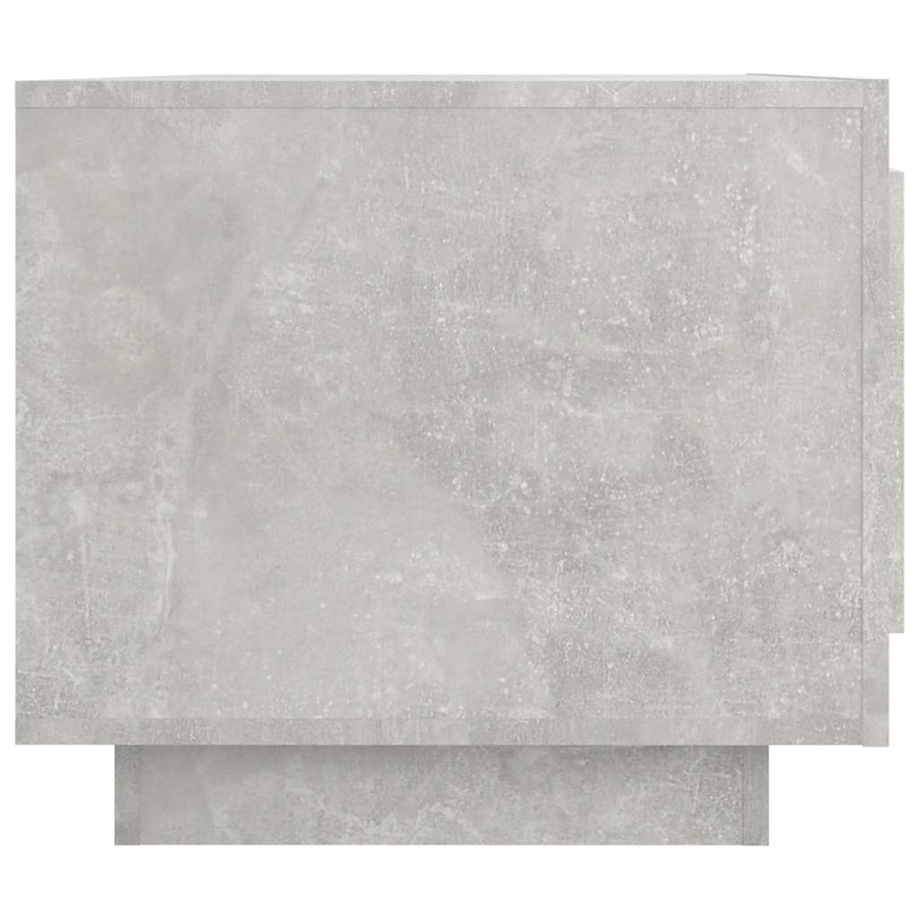 Tavolino Salotto Grigio Cemento 102x50x45 cm Legno Multistrato