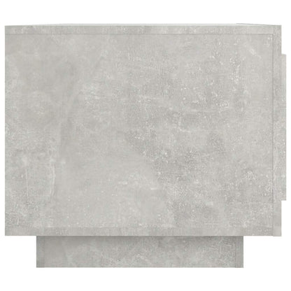 Tavolino Salotto Grigio Cemento 102x50x45 cm Legno Multistrato