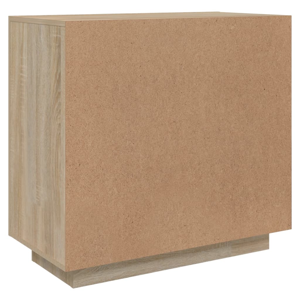 Credenza Rovere Sonoma 80x40x75 cm in Legno Compensato - homemem39