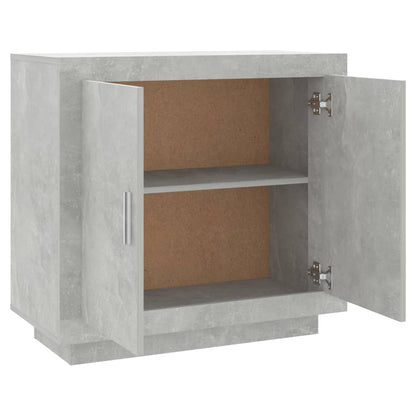 Credenza Grigio Cemento 80x40x75 cm in Legno Compensato - homemem39