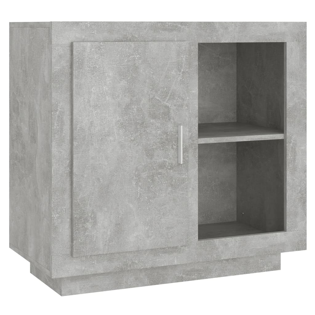 Credenza Grigio Cemento 80x40x75 cm - homemem39
