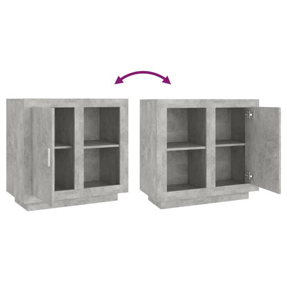 Credenza Grigio Cemento 80x40x75 cm - homemem39