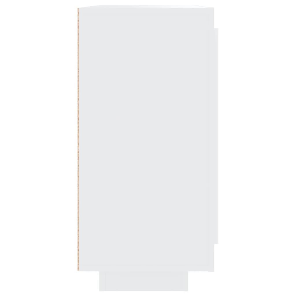 Credenza Bianca 92x35x75 cm in Legno Multistrato - homemem39