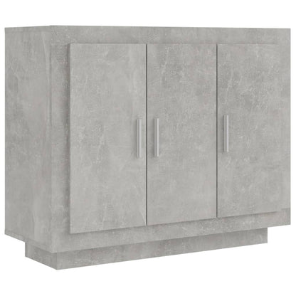 Credenza Grigio Cemento 92x35x75 cm in Legno Multistrato - homemem39