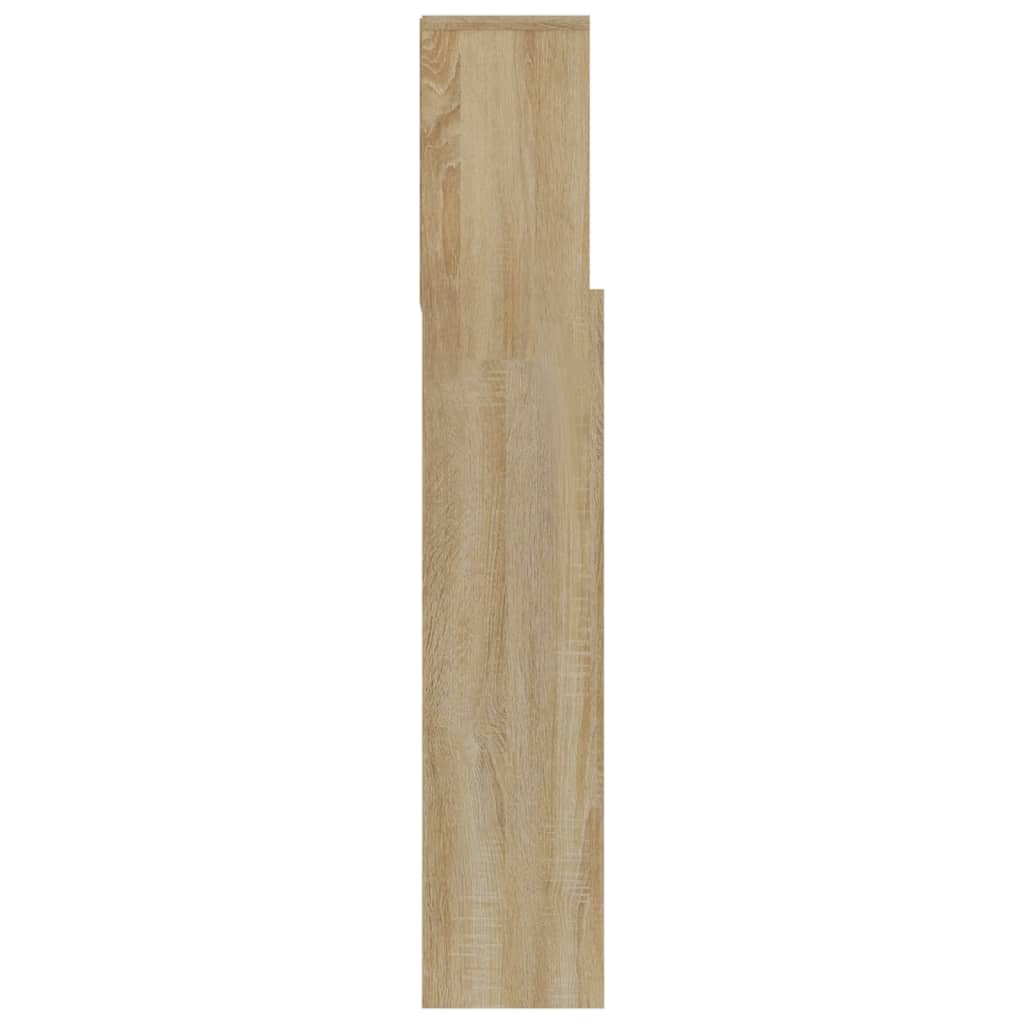 Testiera con Scomparti Rovere Sonoma 180x19x103,5 cm