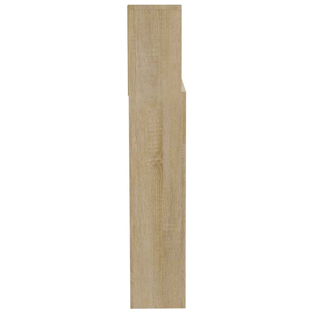 Testiera con Contenitore Rovere Sonoma 200x19x103,5 cm
