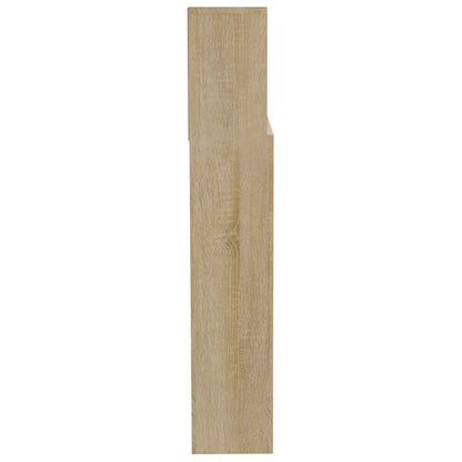 Testiera con Contenitore Rovere Sonoma 200x19x103,5 cm