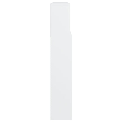 Testiera con Contenitore Bianco 220x19x103,5 cm