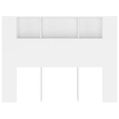 Testiera con Scomparti Bianca 140x18,5x104,5 cm - homemem39