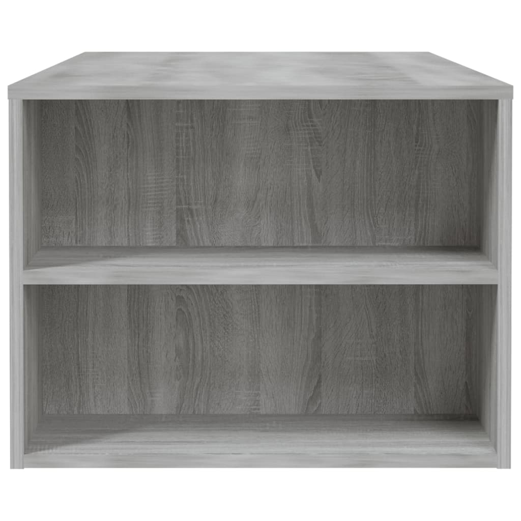 Tavolino da Salotto Grigio Sonoma 102x55x42cm Legno Multistrato - homemem39