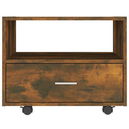 Tavolino da Salotto Rovere Fumo 55x55x40cm in Legno Multistrato | homemem39