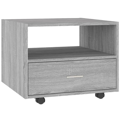 Tavolino da Salotto Grigio Sonoma 55x55x40 cm Legno Multistrato | homemem39