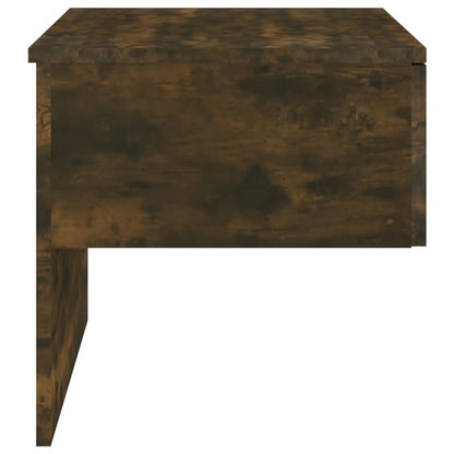 Comodini a Muro 2 pz Rovere Fumo
