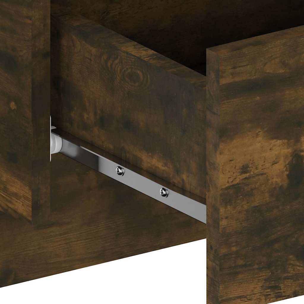 Comodini a Muro 2 pz Rovere Fumo