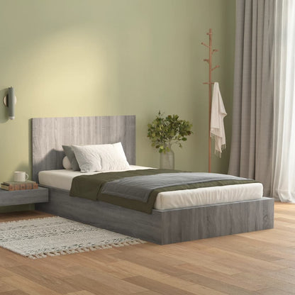 Testiera Letto Grigio Sonoma 120x1,5x80 cm Legno Ingegnerizzato - homemem39