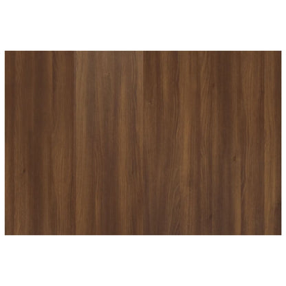 Testiera Letto Rovere Marrone 120x1,5x80cm in Legno Multistrato - homemem39