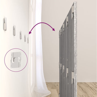 Testiera Letto Grigio Sonoma 160x1,5x80 cm Legno Ingegnerizzato - homemem39