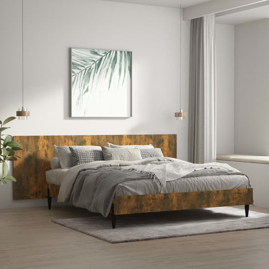 Testiera Letto Rovere Fumo 240x1,5x80 cm in Legno Multistrato - homemem39
