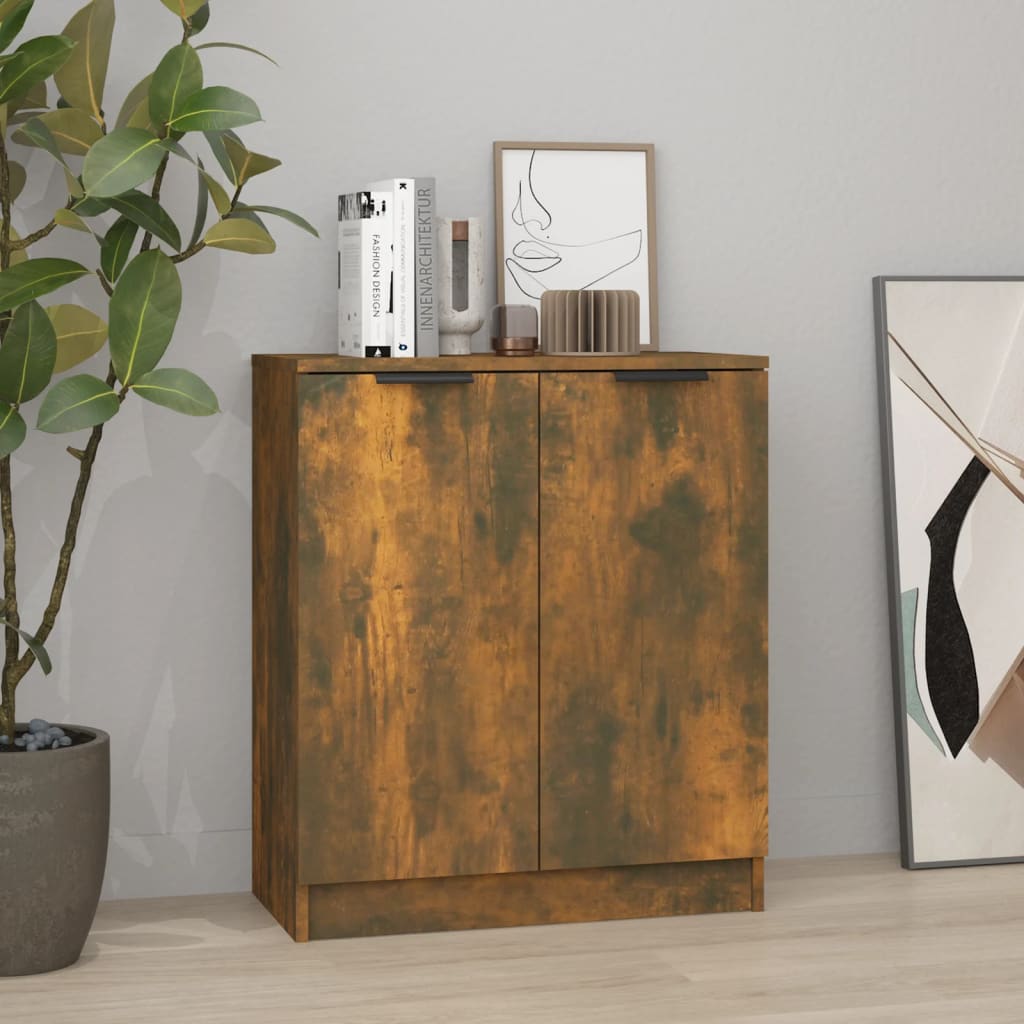 Credenza Rovere Fumo 60x30x70 cm in Legno tecnico - homemem39