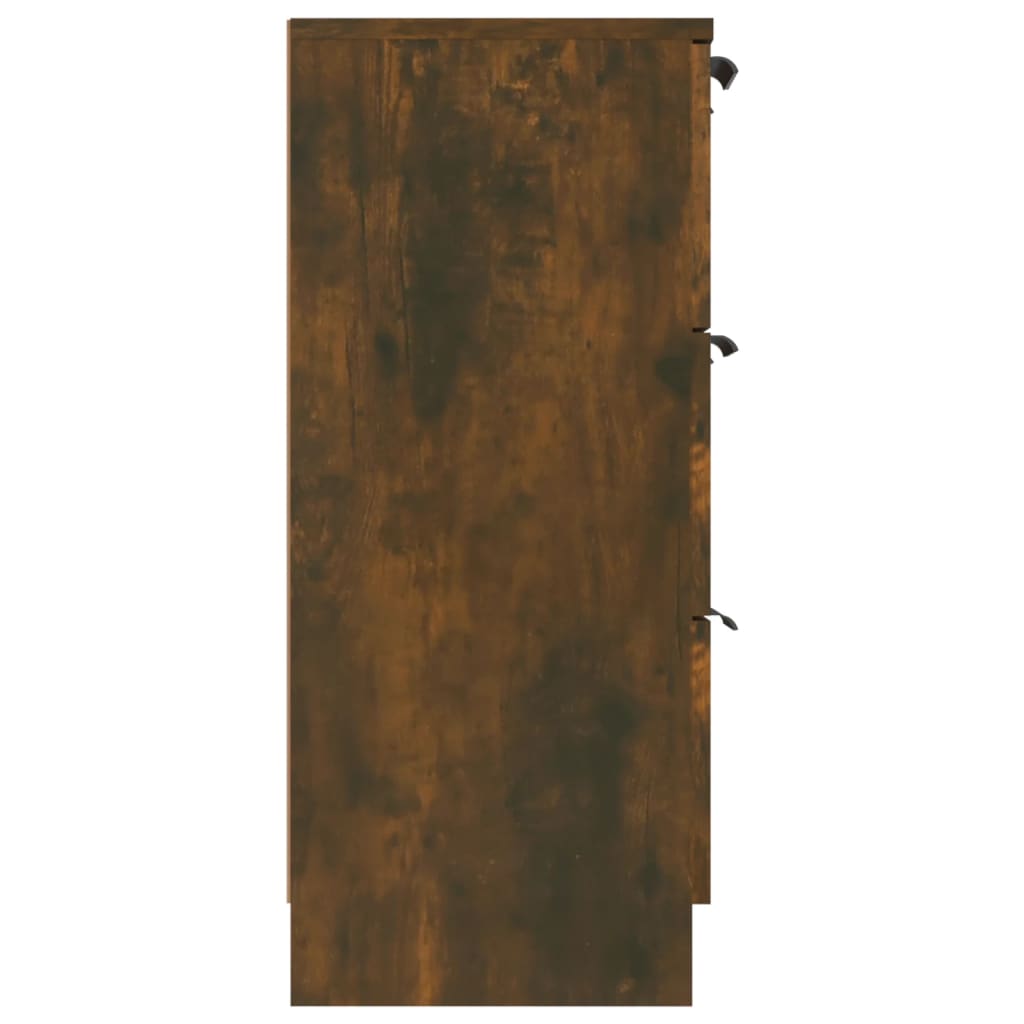 Credenza Rovere Fumo 60x30x70 cm in Legno tecnico