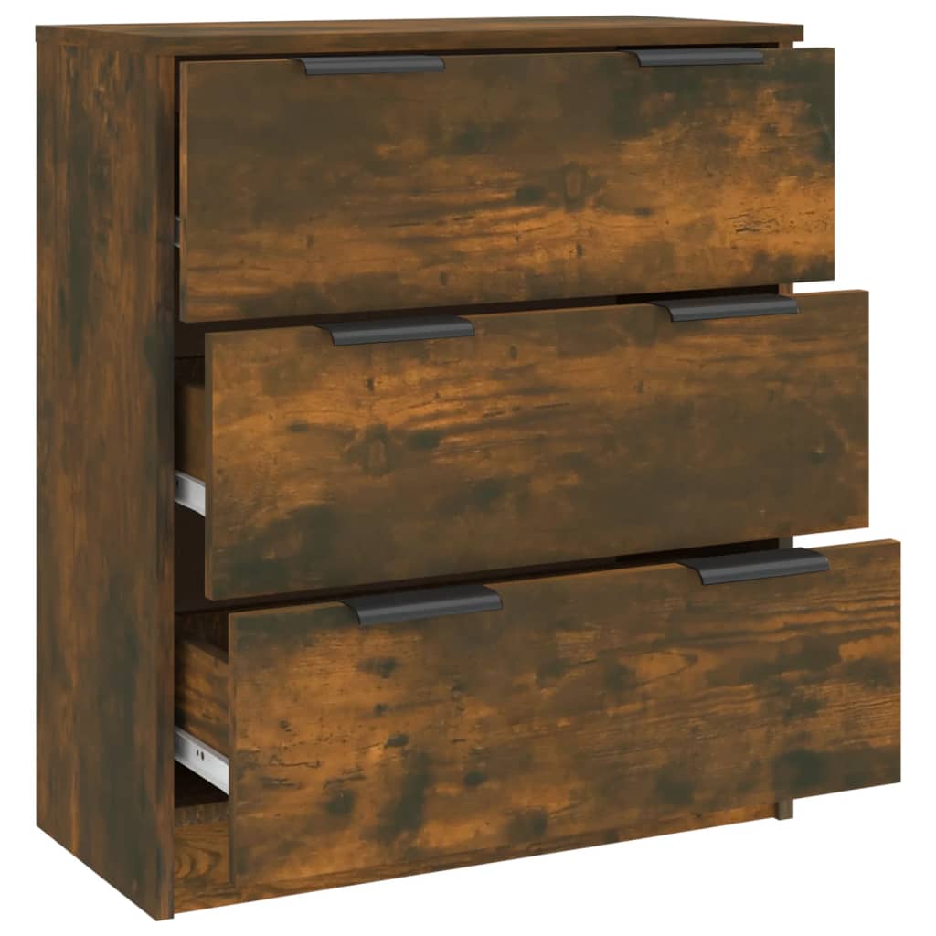 Credenza Rovere Fumo 60x30x70 cm in Legno tecnico