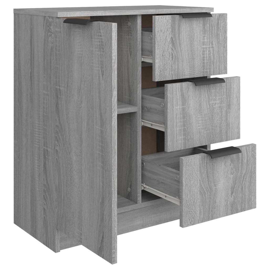 Credenza Grigio Sonoma 60x30x70 cm in Legno tecnico
