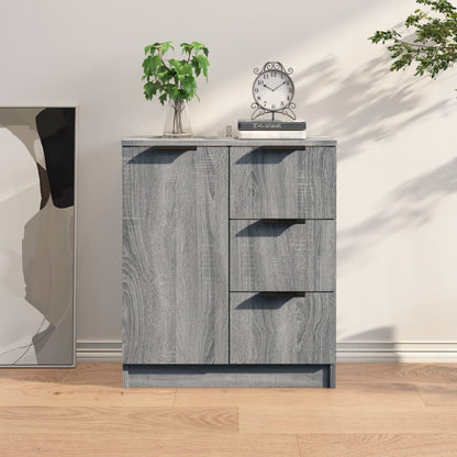 Credenza Grigio Sonoma 60x30x70 cm in Legno tecnico - homemem39