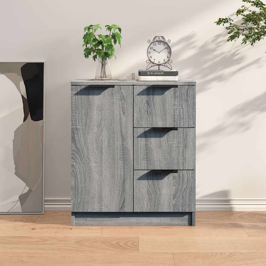 Credenza Grigio Sonoma 60x30x70 cm in Legno tecnico