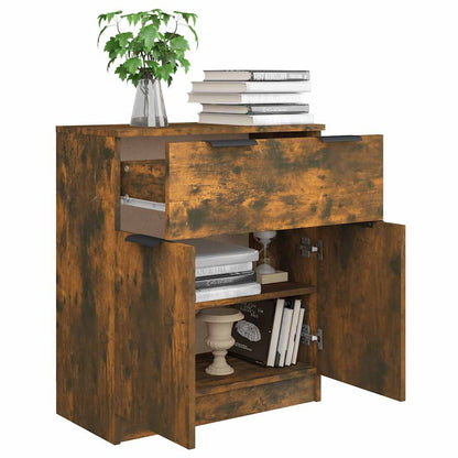 Credenza Rovere Fumo 60x30x70 cm in Legno tecnico