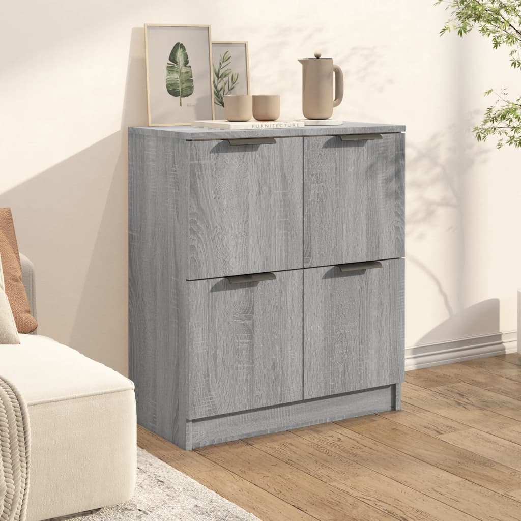 Credenza Grigio Sonoma 60x30x70 cm in Legno tecnico - homemem39