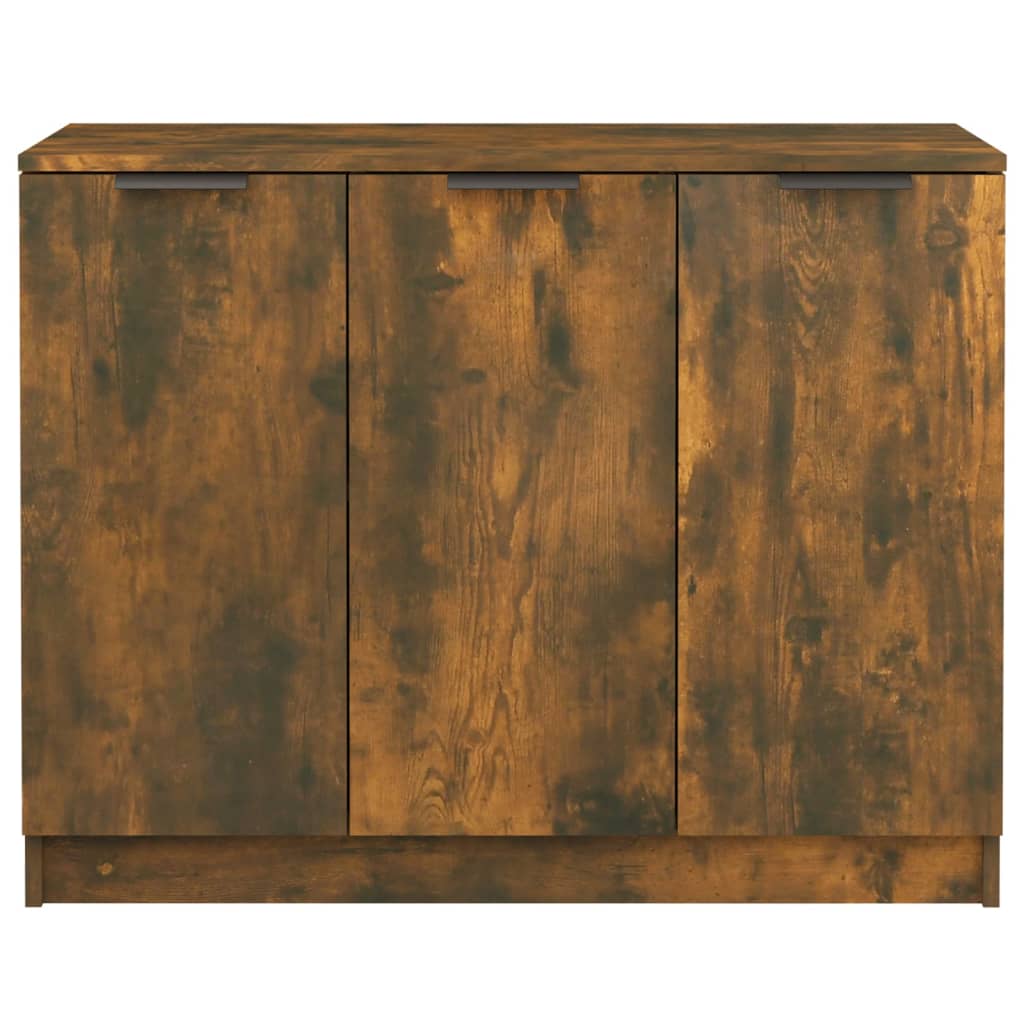 Credenza Rovere Fumo 90,5x30x70 cm in Legno Multistrato - homemem39