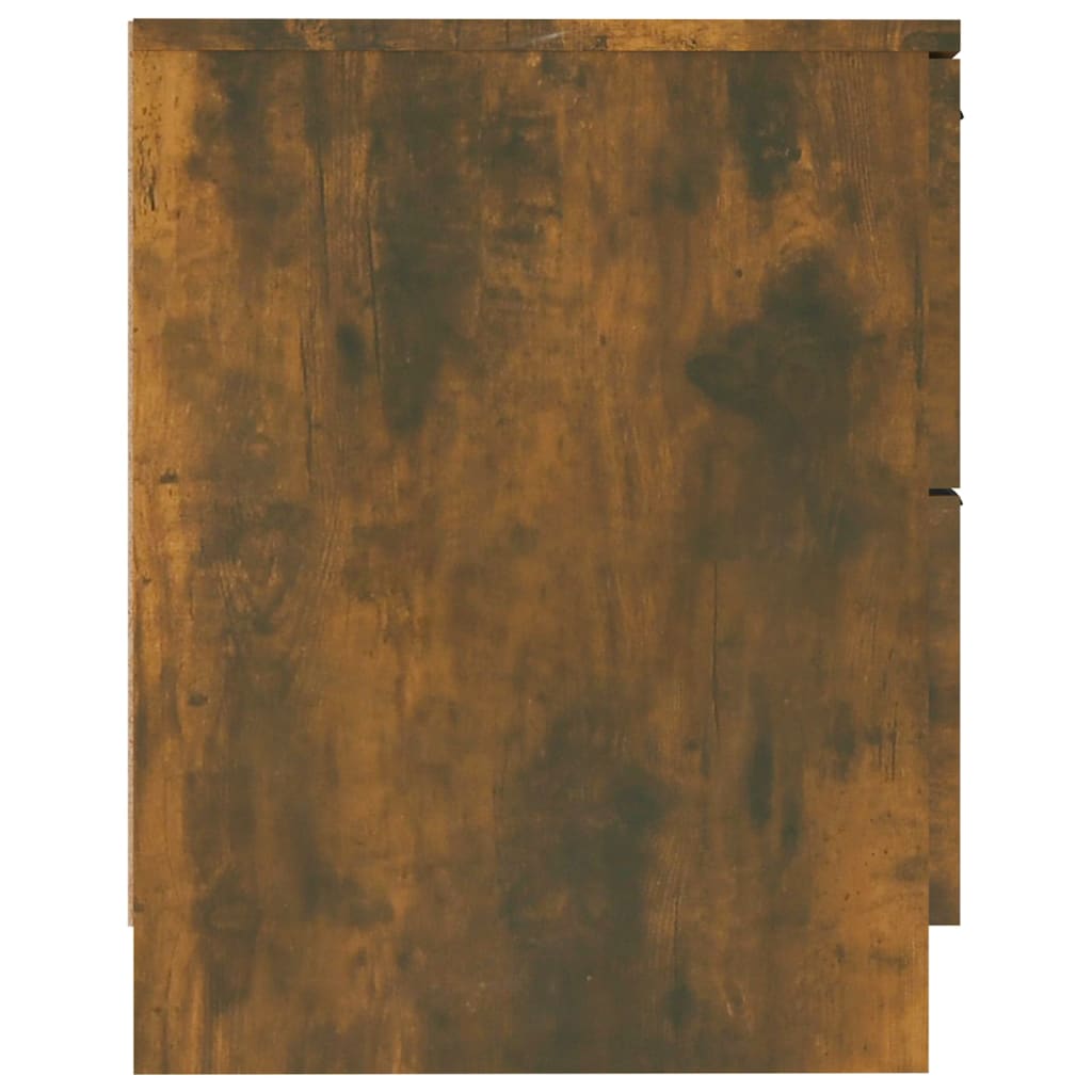 Comodini 2 pz Rovere Fumo in Legno Multistrato - homemem39