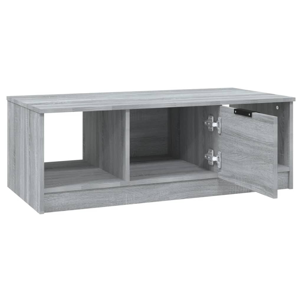 Tavolino da Salotto Grigio Sonoma 102x50x36cm Legno Multistrato | homemem39