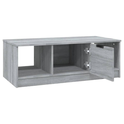 Tavolino da Salotto Grigio Sonoma 102x50x36cm Legno Multistrato | homemem39