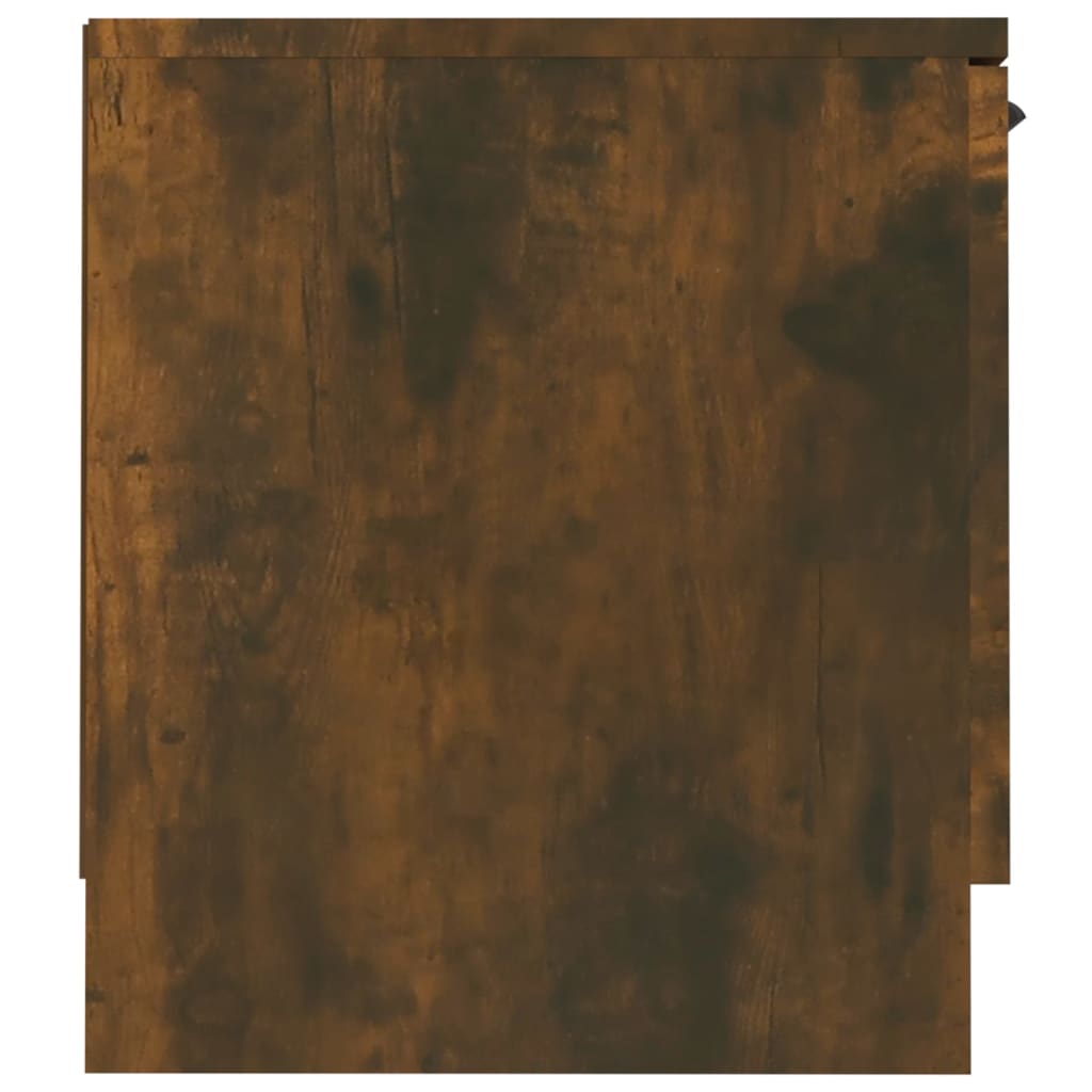 Mobile TV Rovere Fumo 140x35x40 cm in Legno Ingegnerizzato