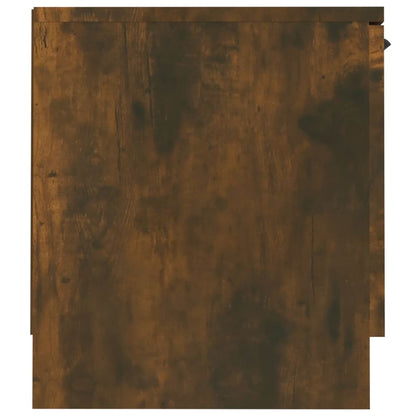 Mobile TV Rovere Fumo 140x35x40 cm in Legno Ingegnerizzato