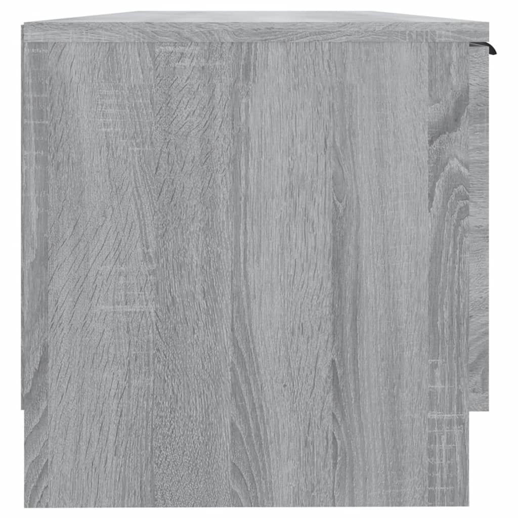 Mobile TV Grigio Sonoma 102x35x36,5 cm in Legno Multistrato | homemem39