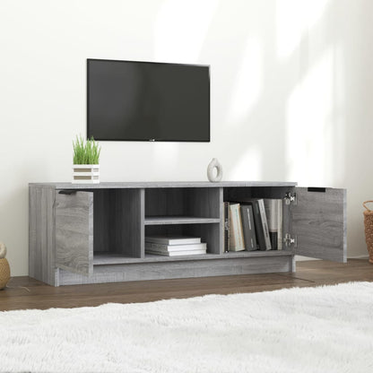 Mobile TV Grigio Sonoma 102x35x36,5 cm in Legno Multistrato | homemem39