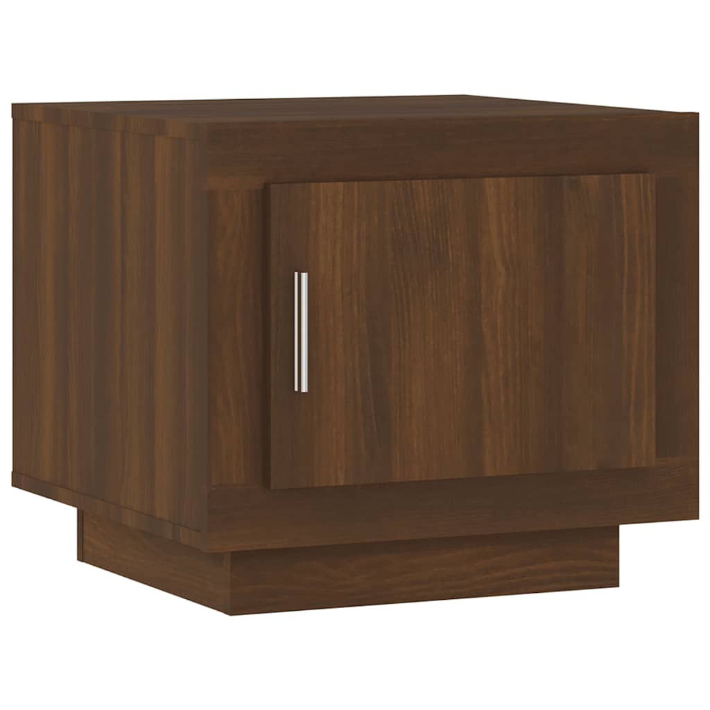 Tavolino da Salotto Rovere Marrone 51x50x45cm Legno Multistrato | homemem39