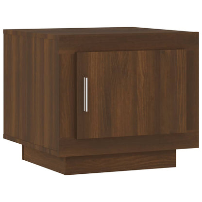 Tavolino da Salotto Rovere Marrone 51x50x45cm Legno Multistrato | homemem39