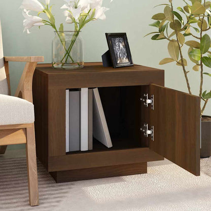 Tavolino da Salotto Rovere Marrone 51x50x45cm Legno Multistrato | homemem39