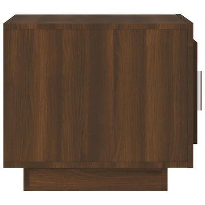 Tavolino da Salotto Rovere Marrone 51x50x45cm Legno Multistrato | homemem39