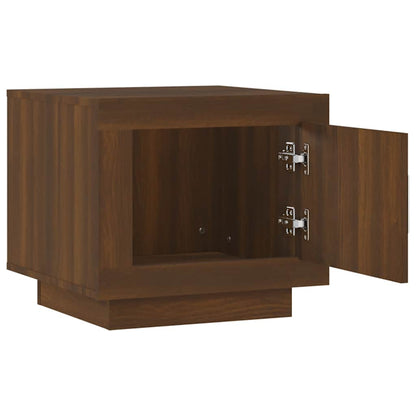 Tavolino da Salotto Rovere Marrone 51x50x45cm Legno Multistrato | homemem39
