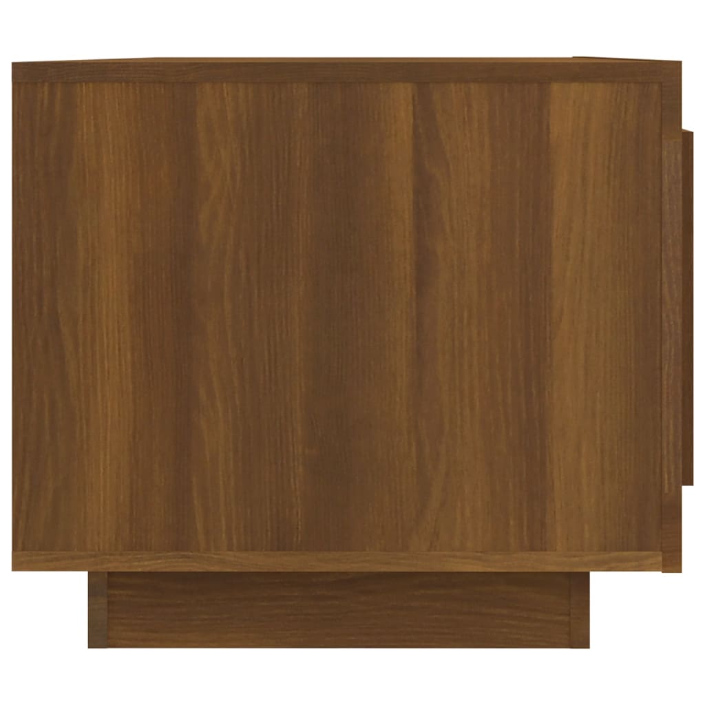 Tavolino Salotto Rovere Marrone 102x50x45 cm Legno Multistrato | homemem39