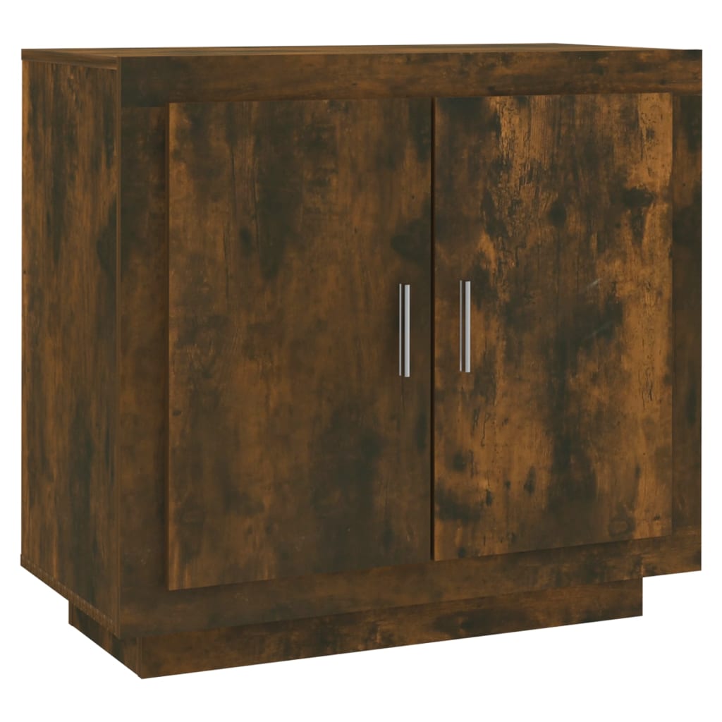 Credenza Rovere Anticato 80x40x75 cm in Legno Multistrato - homemem39