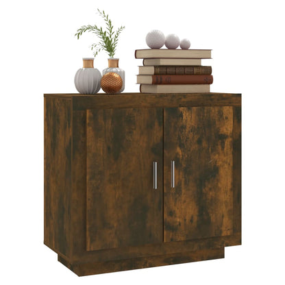 Credenza Rovere Anticato 80x40x75 cm in Legno Multistrato - homemem39