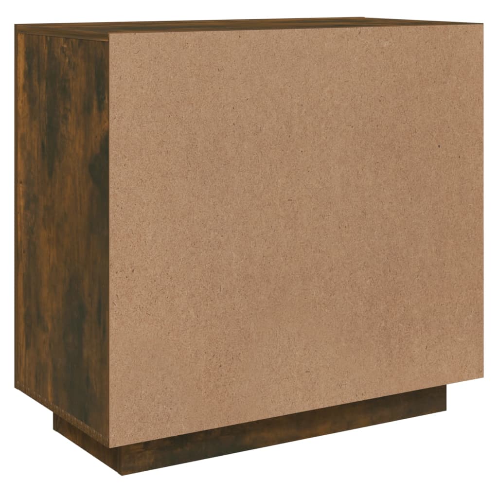 Credenza Rovere Anticato 80x40x75 cm in Legno Multistrato - homemem39